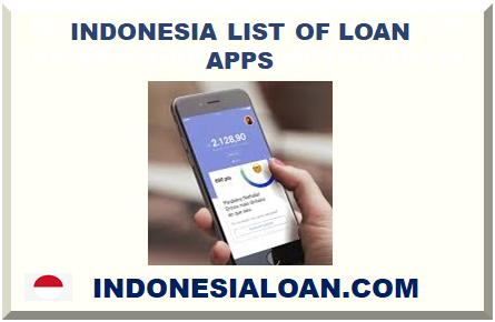 INDONESIA LIST OF LOAN APPS