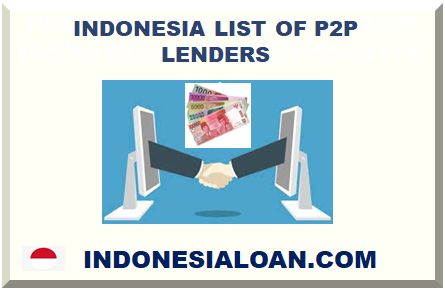 INDONESIA LIST OF P2P LENDERS